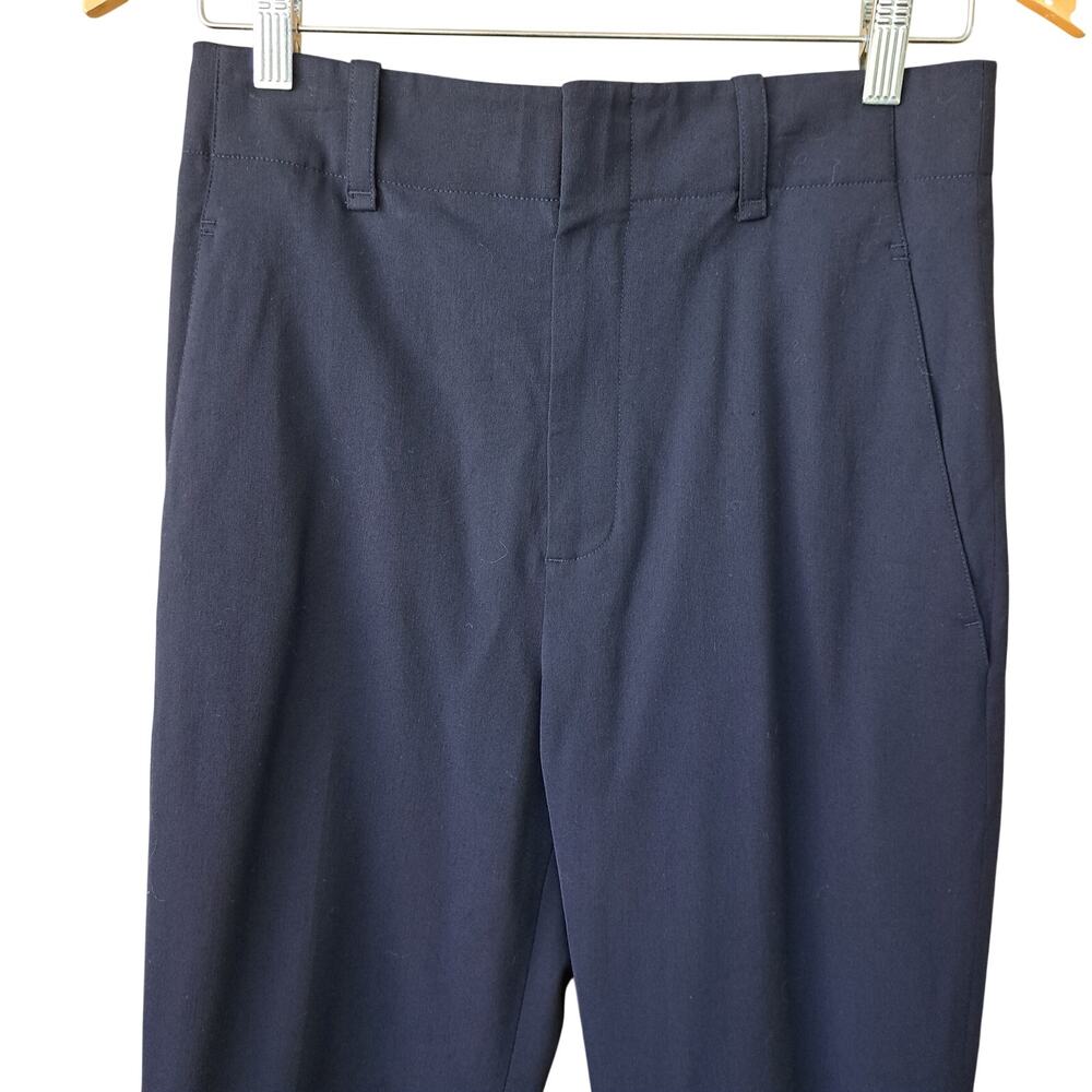 VINCE Carrot Tapered Leg Cropped Ankle Trouser Pants Deep Navy Blue Size 2 - Picture 5 of 8